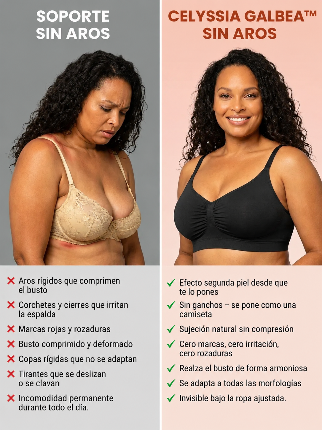 Sujetador Galbea™ | Efecto segunda piel, sujeción diaria