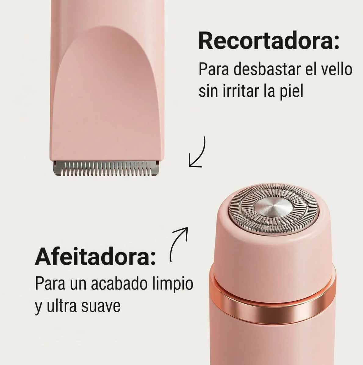 Maquinilla 2 en 1 para Bikini y Cuerpo -Shespot®