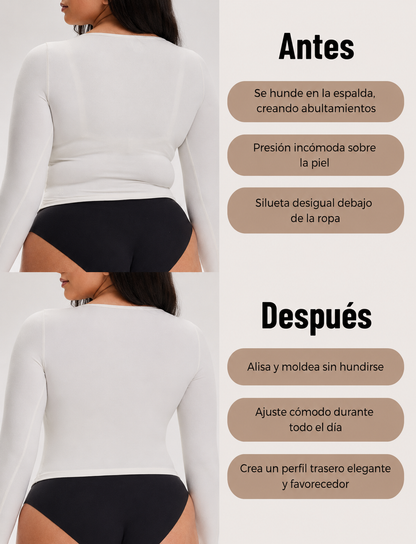 Sujetador Jelly Push-Up Festoneado Escote V