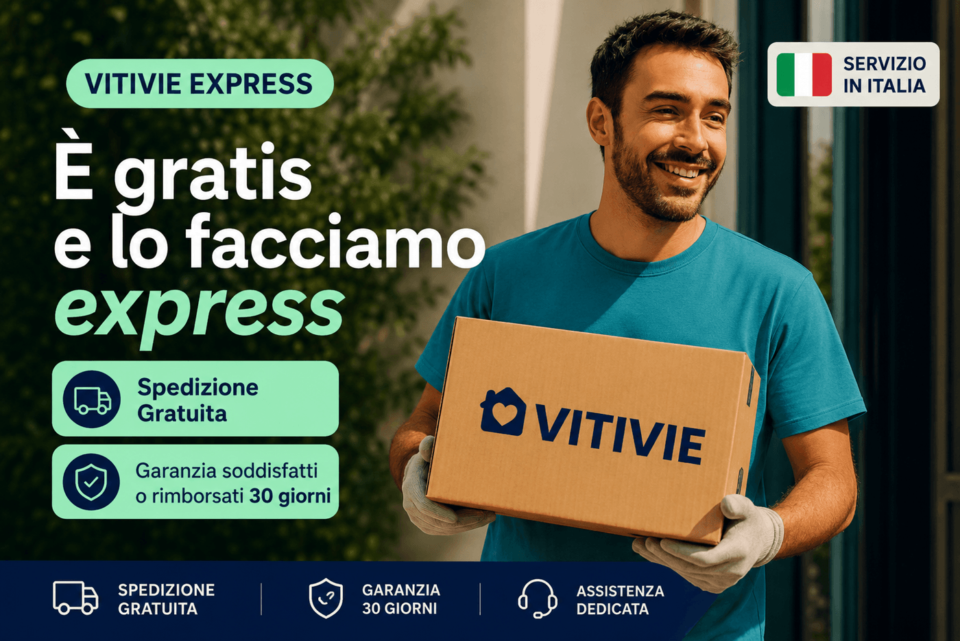 Spedizione express gratuita